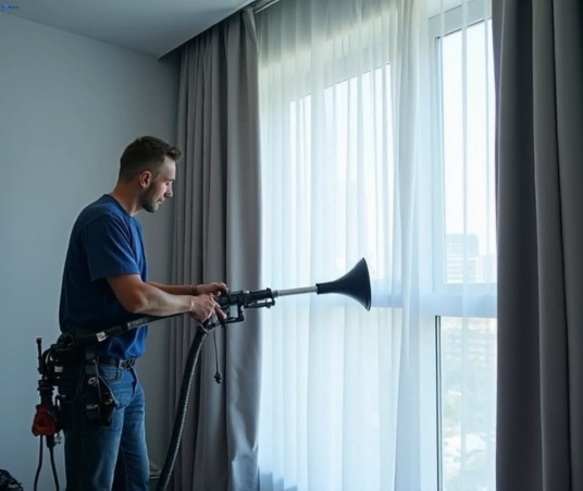 Professional drapes cleaning process tools Matty Curtain Cleaning elizabeth-hills-nsw